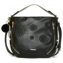 Desigual Torebka Damska Aleida Marteta Czarna. Czarne torebki do ręki damskie Desigual. Za 349.00 zł.
