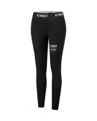 Damskie spodnie kompresyjne regeneracyjne Pro Recovery 4.0 CEP. Czarne spodnie sportowe damskie CEP, l, bez wzorów, z elastanu, do biegania. Za 569.00 zł.