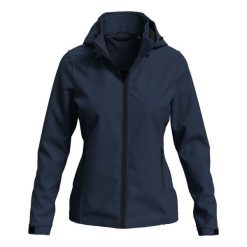 Kurtka Damska Lux Soft Shell. Niebieskie kurtki damskie Stedman, bez wzorów, bez kaptura. Za 347.99 zł.
