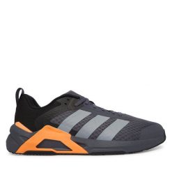 Buty na siłownię adidas. Szare buty sportowe męskie Adidas, bez zapięcia, na fitness i siłownię. Za 399.99 zł.