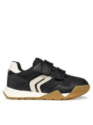Geox Sneakersy J Rann-E Boy J56NEA 0BC14 C9B1M M Czarny. Czarne buty sportowe chłopięce Geox, bez wzorów, ze skóry, bez zapięcia. Za 209.99 zł.