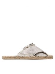 Jenny Fairy Espadryle HZF067-01 Beżowy. Brązowe espadryle damskie Jenny Fairy, bez wzorów, z materiału, bez obcasa, bez zapięcia. Za 99.99 zł.