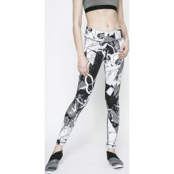 Reebok - Legginsy. Szare legginsy damskie Reebok. W wyprzedaży za 99.90 zł.