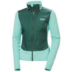 Damska bluza hybrydowa Helly Hansen Versalite. Niebieskie bluzy damskie Helly Hansen, bez wzorów, z polaru, bez kaptura. Za 505.00 zł.