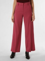 Weekend Max Mara Spodnie - Visivo Kobiety wełna ze strzyży wyrazisty róż, 38. Czerwone spodnie materiałowe damskie Weekend Max Mara, s, bez wzorów, z wełny. Za 1,099.95 zł.