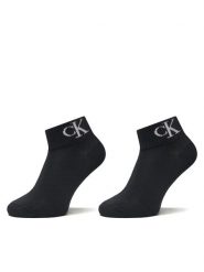 Calvin Klein Jeans Skarpety długie 701228813 Czarny. Czarne skarpety damskie Calvin Klein Jeans, bez wzorów, z bawełny. Za 59.99 zł.