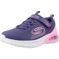 Buty sportowe Sneakersy dziewczęce, Microspec Max Advance - Fly 3. Niebieskie buty sportowe dziewczęce Skechers, bez wzorów, z syntetyku, bez zapięcia. Za 189.99 zł.