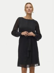 Vero Moda Sukienka koktajlowa Gedna 10335586 Czarny Regular Fit. Czarne sukienki damskie Vero Moda, m, bez wzorów, z syntetyku, wizytowe, bez kołnierzyka, bez ramiączek. Za 199.99 zł.