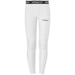 Legginsy Uhlsport Distinction Pro Long Tights. Białe legginsy sportowe męskie Uhlsport, l, bez wzorów, do piłki nożnej. Za 171.00 zł.