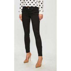 Liu Jo - Spodnie. Czarne legginsy damskie Liu Jo, bez wzorów, z bawełny. W wyprzedaży za 269.90 zł.