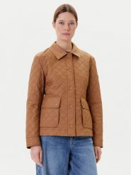 Tommy Hilfiger Kurtka przejściowa WW0WW45641 Brązowy Regular Fit. Brązowe kurtki damskie Tommy Hilfiger, xs, bez wzorów, z syntetyku, bez kaptura. Za 719.99 zł.