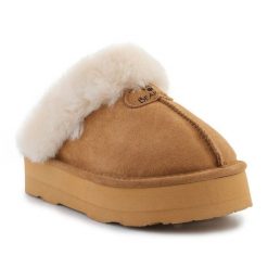 Kapcie Damskie Ocieplane BearPaw Retro Loki 2487W-245 beżowe beżowy. Brązowe kapcie damskie bez wzorów, z gumy. Za 544.84 zł.