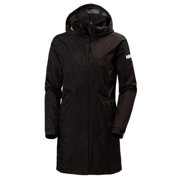 Długi płaszcz damski Helly Hansen Aden. Czarne kurtki damskie Helly Hansen, l, bez wzorów, z materiału, eleganckie, długie, bez kaptura. Za 669.00 zł.