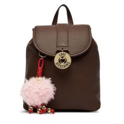 Plecak LOVE MOSCHINO. Brązowe plecaki damskie Love Moschino, bez wzorów. Za 1,099.00 zł.
