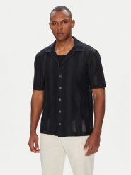 Baldessarini Koszula B4 10058.5266 Czarny Regular Fit. Czarne koszule męskie Baldessarini, l, bez wzorów, z bawełny, bez kołnierzyka, bez ramiączek. Za 529.99 zł.