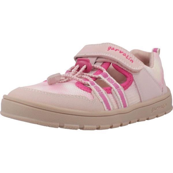 Sandały GARVALIN 252505G Rose. Czerwone sandały damskie Garvalin, z materiału, bez zapięcia. Za 187.99 zł.