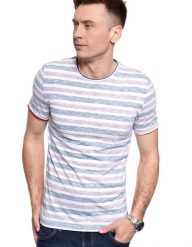 MUSTANG Alex C Print 1009949 11832. T-shirty męskie Mustang, m, bez wzorów, bez kołnierzyka. W wyprzedaży za 39.99 zł.