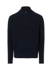 Fynch-Hatton sweter z dzianiny Mężczyźni Bawełna niebieski, XL. Niebieskie swetry przez głowę męskie Fynch-Hatton, m, bez wzorów, z bawełny, bez kołnierzyka. Za 399.95 zł.