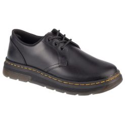 Buty Dr. Martens Crewson Lo M DM31669001 czarne. Czarne półbuty na co dzień męskie z gumy, klasyczne, z okrągłym noskiem, bez zapięcia. Za 966.95 zł.