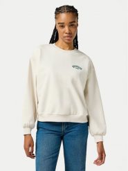 Wrangler Bluza 112356457 Écru Oversize. Bluzy damskie Wrangler, l, bez wzorów, z bawełny, bez kaptura. Za 139.99 zł.