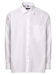 Eterna Comfort Fit Koszula Mężczyźni Comfort Fit Bawełna biały, 47. Białe koszule męskie Eterna Comfort Fit, m, bez wzorów, z bawełny, eleganckie, bez kołnierzyka, bez ramiączek. Za 279.95 zł.
