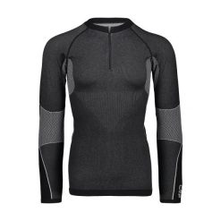 Bluza bezszwowa CMP. Czarne bluzki z długim rękawem męskie CMP, na zimę, m, bez wzorów, bez kaptura. Za 234.30 zł.