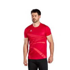 Jersey Erima Racing. Czerwone koszulki sportowe męskie Erima, na lato, bez wzorów, z jersey, bez kołnierzyka, bez ramiączek, do biegania. Za 184.50 zł.