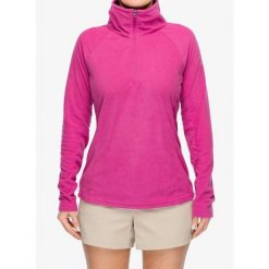 Bluza z zamkiem damska Columbia Glacial IV 1/2 Zip. Czerwone bluzy sportowe damskie Columbia, bez wzorów, bez kaptura, trekkingowe. Za 162.69 zł.