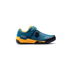 Buty rowerowe MTB męskie NORTHWAVE Overland Plus niebieskie. Niebieskie buty sportowe męskie Northwave, bez zapięcia, rowerowe. Za 689.00 zł.