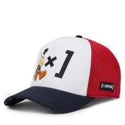 Czapka z daszkiem Capslab. Białe czapki i kapelusze damskie CapsLab, bez wzorów. Za 152.99 zł.