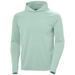 Bluza Helly Hansen Tyri. Niebieskie bluzy męskie Helly Hansen, na lato, m, bez wzorów, z elastanu, bez kaptura. Za 385.00 zł.