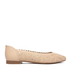 Baleriny Lasocki. Brązowe baleriny damskie Lasocki, bez wzorów, bez obcasa. Za 159.99 zł.