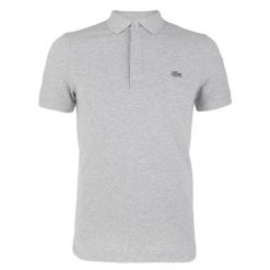 Męska koszulka polo Lacoste. Szare koszulki polo męskie Lacoste, m, bez wzorów, z bawełny, eleganckie, bez ramiączek. Za 706.99 zł.