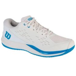Męskie Buty Do Tenisa Rush Pro Ace Oz. Białe buty sportowe męskie Wilson, bez zapięcia, tenisowe. Za 588.99 zł.