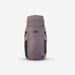 Plecak trekkingowy damski Forclaz Travel 900 60+6 litrów. Brązowe plecaki damskie FORCLAZ, bez wzorów, z materiału. Za 499.99 zł.
