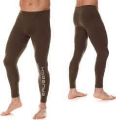 Brubeck LE12410 Spodnie męskie RANGER WOOL khaki L. Brązowe spodnie materiałowe męskie Brubeck, l, bez wzorów. Za 322.14 zł.
