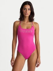 Guess Strój kąpielowy E5GJ53 MC040 Różowy. Czerwone kostiumy jednoczęściowe damskie Guess, l, z aplikacjami, z syntetyku. Za 463.99 zł.
