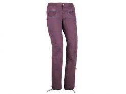 Spodnie wspinaczkowe damskie E9 Onda Slim2. Fioletowe spodnie materiałowe damskie E9, l, bez wzorów, z bawełny, z podwyższonym stanem. Za 479.90 zł.