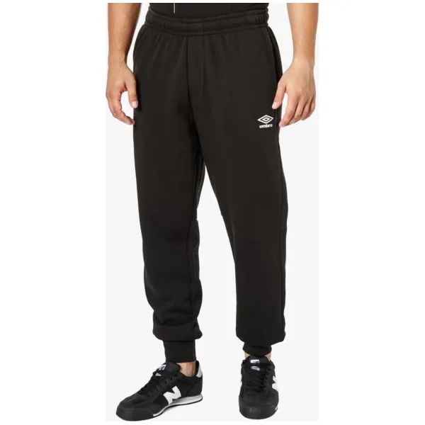 Umbro Spodnie Fw Fleece Jogger , czarny, rozmiar M. Czarne spodnie sportowe męskie Umbro, m, bez wzorów, z bawełny. W wyprzedaży za 79.99 zł.