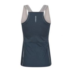 Koszulka bez rękawów damska PADEL Tech Tank Top. Niebieskie koszulki sportowe damskie Head, s, bez wzorów, z jersey, bez kołnierzyka, bez ramiączek. W wyprzedaży za 161.00 zł.