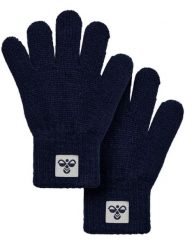 Dziecięce rękawiczki dziane Hummel (x2). Niebieskie rękawiczki dziecięce Hummel, bez wzorów, z dzianiny. Za 95.00 zł.