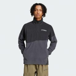 Kurtka Terrex Multi Climawarm Fleece. Czarne kurtki męskie Adidas, xl, bez wzorów, z polaru, bez kaptura. Za 329.00 zł.