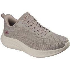 Buty sportowe męskie Skechers Bobs Moda Flex. Szare buty sportowe męskie Skechers, bez zapięcia, na fitness i siłownię. Za 490.00 zł.
