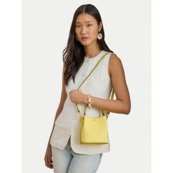 Torebka LAUREN RALPH LAUREN. Żółte torebki do ręki damskie Lauren Ralph Lauren, bez wzorów, klasyczne, bez dodatków. Za 1,069.00 zł.