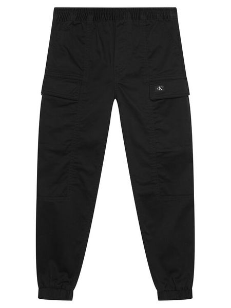 Calvin Klein Jeans Jeansy IB0IB02603 Czarny Regular Fit. Czarne jeansy dla chłopców Calvin Klein Jeans, z bawełny. Za 259.99 zł.