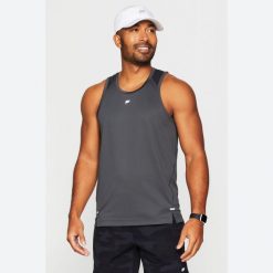 Tank top Fabletics The O2. Szare t-shirty męskie FABLETICS, xl, bez wzorów, z materiału, bez kołnierzyka. Za 213.00 zł.