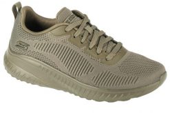 Buty sportowe Sneakersy damskie, Bobs Squad Chaos - Face Off. Zielone obuwie sportowe damskie Skechers, bez wzorów, z materiału, trekkingowe. Za 269.99 zł.