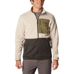 Bluza polarowa męska Columbia Hike Full Zip. Brązowe bluzy męskie Columbia, l, bez wzorów, z polaru, bez kaptura, trekkingowe. Za 399.00 zł.
