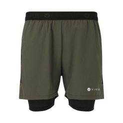 Krótkie rozkładane 2 w 1 Virtus Dylan. Zielone szorty męskie VIRTUS, na lato, m, bez wzorów. Za 193.00 zł.