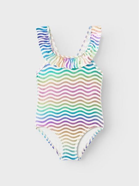 NAME IT Strój kąpielowy Nmfzamar 13226753 Turkusowy Regular Fit. Niebieskie stroje kąpielowe dla dziewczynek Name it, bez wzorów, z syntetyku. Za 139.99 zł.